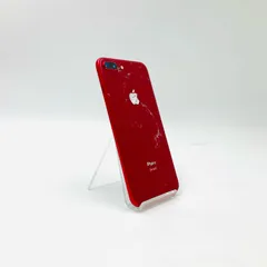 【最速発送】 iPhone 8 Plus 64GB (PRODUCT)RED SIMフリー 白ロム【難有】 78%