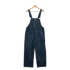 【中古】SCHOTT オールドヒッコリー オーバーオール ブルー サイズM 782-5911003[19]