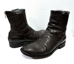 36.5(23.5cm相当)◆OFFICINE CREATIVE｜オフィチーネ クリエイティブ バックジップ チェルシーブーツ サイドゴア シューズ 靴