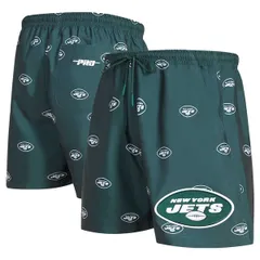 プロスタンダード メンズ ボトムス ハーフパンツ・ショーツ プリント ミニ ショートパンツ ロゴ Mens Pro Standard Greenew York Jets Allover Print M