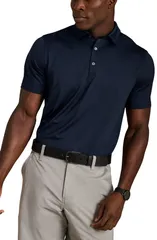 ローヌ メンズ トップス ポロシャツ Rhone Drive Time Performance Polo True Navy ネイビー