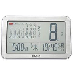 CASIO IDC-250J 電波掛時計 木目調 - メルカリ