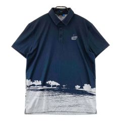 サイズ：XL J.LINDEBERG ジェイリンドバーグ 半袖ポロシャツ ネイビー系 [240101764225] ゴルフウェア メンズ ストスト