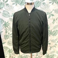 ZZ955 ZARA MAN MA-1 ジャケット メンズ M カーキ - メルカリ