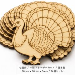 鳥 木製パーツ 36個セット ハンドメイド素材 未塗装