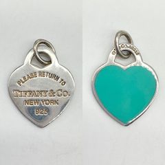 美品　ティファニー Tiffany ハートラゲージタグ ネームタグ ○TIFFANY&Co. ティファニー ハート ネームタグ ラゲージタグ バッグ