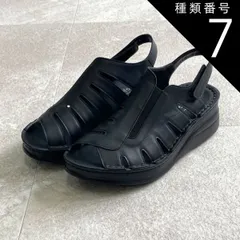 種類7：ネイビー/M / 22.5~23.0cm In Cholje インコルジェ エアスリットレザーサンダル レディース サンダル コンフォート バックバンド ストラップ ゴム 3E 幅広 フットベッド カジュアル 旅行 歩きやすい 疲れにくい 靴 日本製
