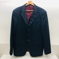 ARMANI COLLEZIONI メンズ テーラードジャケット 50サイズ ウール ネイビー アルマーニコレツォーニ SGKY26-2760