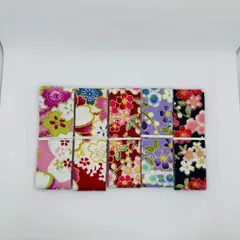 和柄 和風 デザインリボン 30mm ×1m 5本セット 着物 浴衣 花柄 作品作り ハンドメイド NBD-RBN-HANAGARA-5SET-A