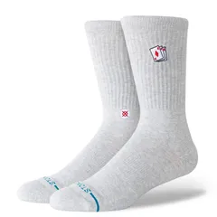 STANCE(スタンス) HIT ME CREW スポーツスタイル ウェア ソックス A556C26HIT、(01015)GREY