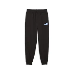 PUMA(プーマ) ESS LOGO LAB リラックスド スウェットPT FL B スポーツスタイル ウェア スウェットパンツ 696254、(01)Black