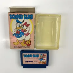 【中古】 FC ドナルドダック ファミコンソフト(箱付) ソフト：可 箱：難あり（上部耳破れかけ） 説明書：無し  ■[1000025801186]■