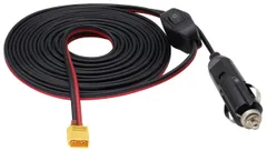 AAOTOKK シガレットライター XT60アダプターケーブル 16AWG XT60オス→シガレットライター オスアダプター 充電ケーブル XT60ジャックバッテリー充電デバイス&カーインバータータイヤインフレーターエアポンプ用 (5m/16フィート-M)