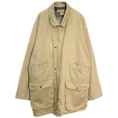90年代 Guess ゲス ハンティングジャケット ベージュ (メンズ XL)中古 古着 Y9259