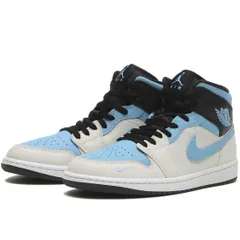[ナイキ] エア ジョーダン 1 ミッド SE AIR JORDAN 1 MID SE サミットホワイト/ライトブルー/ブラック IM6567-121 27.0cm [27.0 cm]