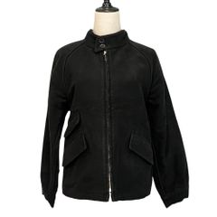 良品 23AW 45R フォーティファイブアール アツアツコットンフランネルの908スウィングトップ ジャケット 81010123 サイズ2 ブラック レディース 古着 中古 USED