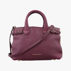 バーバリーBurberryバナー ワインレッド×マルチカラー レザー×キャンバス ITCFAND10SCA 3962173/65B