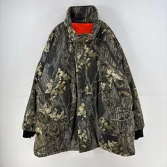 古着 フィールドアンドストリーム Field & Stream ジャケット 中綿 リアルツリー カモフラ リバーシブル 2XL  ブラウン系 メンズ