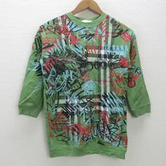 g■バーバリー/Burberry CHILDREN スウェットシャツ/トレーナー【8Y】緑/KIDS/42【中古】■