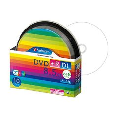 三菱ケミカル バーベイタム データ用DVD+R DL 8.5GB 8倍速 ワイドプリンターブル スピンドルケース DTR85HP10SV1 1パック 10枚 ×2セット