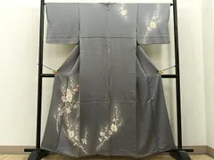 平和屋着物■訪問着　枝花文　暈し染め　鈴乃屋扱い　正絹　逸品　BAAY6211hj