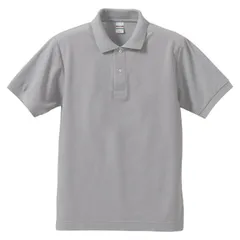 ユナイテッドアスレ UnitedAthle 5.3オンスドライ CVC ポロシャツ( XXXL(2XO)) カジュアルポロシャツ (505001XX-443)、OXGRAY