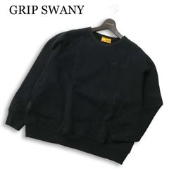 GRIP SWANY グリップスワニー 秋冬 【GSW-30】 W'S SWEAT PULLOVER ロゴ刺繍 ラグラン トレーナー Sz.L レディース 黒