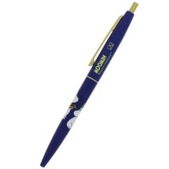 サンスター文具 ムーミン BiC 黒ボールペン クリックゴールド 0.5mm ロイヤルブルー S4648463 北欧 かわいい ギフト プレゼント 誕生日 子供 男の子 女の子