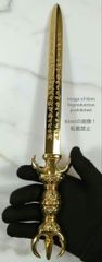 Acala Sword Three Pronged Treasured Sword Copper Total Length 38