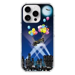 送料無料　S16p040　シュール『風船』HD iPhone16pro (透明)(ハードケース)｜PLATA