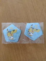 中日ドラゴンズ　ピカチュウ　缶バッチ２個セット