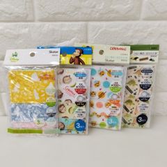 セット販売 キャラクター柄+恐竜柄ベビーマスク3P 4点セット