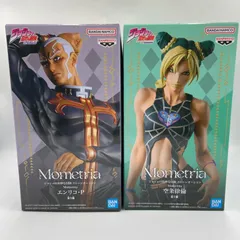 ジョジョの奇妙な冒険　２点セット　The Animation　Mometria　エンリコ・P　空条徐倫　プライズ　フィギュア　バンダイ　バンプレスト　（ME28-5223）