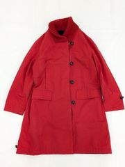McGREGOR マックレガー/ 70s-80s ヴィンテージ Vintage ロングコート リブニット襟 マウンテン レトロ 古着女子 希少 /赤 9号