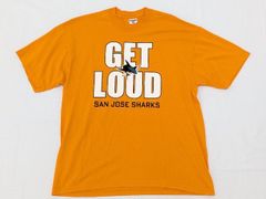 JERZEES NHL / サンノゼ シャークス SHARKS アイスホッケー 半袖Tシャツ オレンジ XL