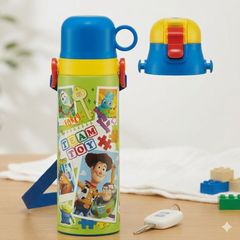 ステンレス水筒 スケーター トイ・ストーリー 2WAY 580ml/570ml 直飲み コップ飲み 保温 保冷 真空二重構造 子供用 キッズ SKDC6-A