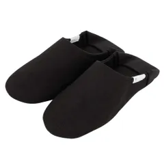 [バブーシュ] 帆布 Lサイズ＜Large／25-27cm＞ランプブラック【ABE HOME SHOES】