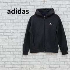 adidas アディダス フルジップパーカー スリーストライプス 古着