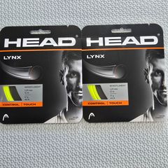 【2セット限定】HEAD LYNX 1.25mm イエロー 2張りセット