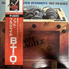 帯付 バックマン・ターナー・オーヴァードライブ(B.T.O.)「Not Fragile (1978年・BT-5154)/レコード/record/LP