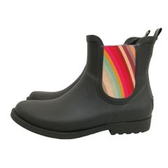 美品★ポールスミスエリー レインブーツ 長靴 37 23.5 サイドゴアブーツ ポールスミス PAUL SMITH エリー サイドゴア レインブーツ 長靴
