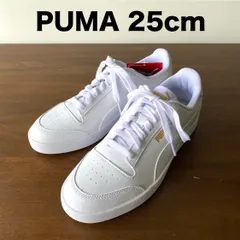 プーマ ユニセックス シャッフル ホワイト/ゴールド 25.0cm PUMA