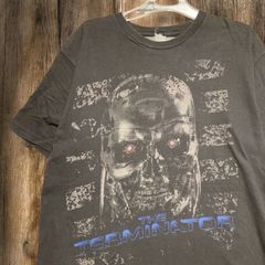 ムービー Tシャツ ターミネーター エンドスケルトン サイボーグ SF 映画 TERMINATOR 黒 - 90s XLサイズ 古着 ビンテージ used vintage  p10