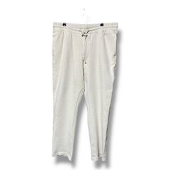 KITH キス ストレッチコットン イージーパンツ ウエストゴム カジュアルパンツ ストレッチ スウェット ジョガーパンツ 刺繍ロゴ メンズ サイズL ベージュ 秋 ゴーゴー古着久喜倉庫店 52 No.K2715