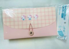 新品・訳あり ハローキティ柄 산리오 キャラクターズ シールコレクションファイル・ドキュメントファイル・書類収納 sanrio HELLO KITTY 4901770055299