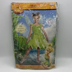 中古品 Disguise製 子供用 ティンカーベルコスチューム コスプレ ハロウィン 仮装 衣装 サイズL Disney