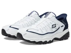 スケッチャーズ メンズ シューズ スニーカー キャップ Skechers Afterburn M Fit Grill Captain Hands Free SlipIns WhiteNavy ホワイト