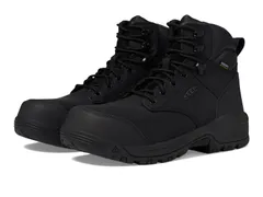 キーン メンズ シューズ ブーツ・レインブーツ Keen Utility Evanston 6 Composite Toe Waterproof BlackBlack ブラック