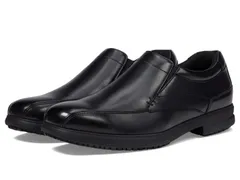 ノンブッシュ メンズ シューズ スリッポン・ローファー Nunn Bush Sanford Slip Resistant Bicycle Toe Work SlipOn Black ブラック