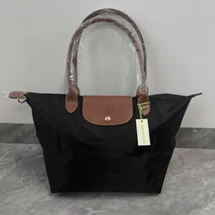 【✨ 新品未使用】LONGCHAMP ロンシャン ルプリアージュ 長ハンドルトートバッグ ブラック 通勤 大容量 S-M-L